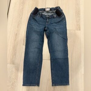 GAP MATERNITY Women's Straight Leg Jeans in Classic Blue size 28/6